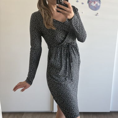 Robe portefeuille Noppies florale grossesse allaitement