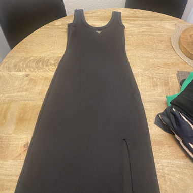 Prada Robe côtelée noire