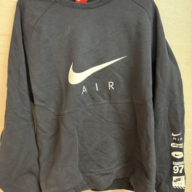 Felpa Nike Air nera XL