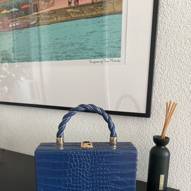 Blue purse