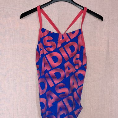 Badeanzug Adidas blau pink vintage