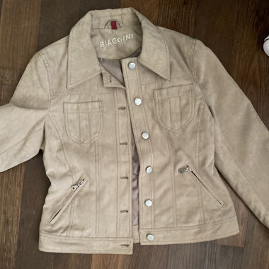 Leder Jacke
