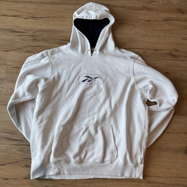 Sweat à capuche Reebok blanc - Taille XL