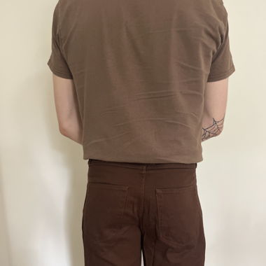 Braune Jeans Hose