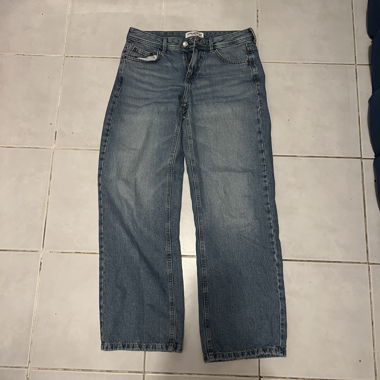 Wide-Leg Jeans Pull&Bear