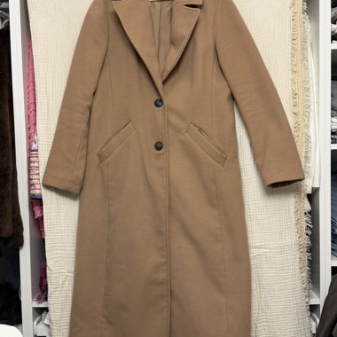 Manteau beige long 