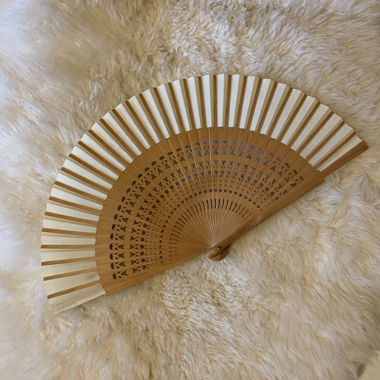 Fächer beige