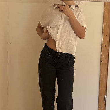 Hemd-Shirt blanc