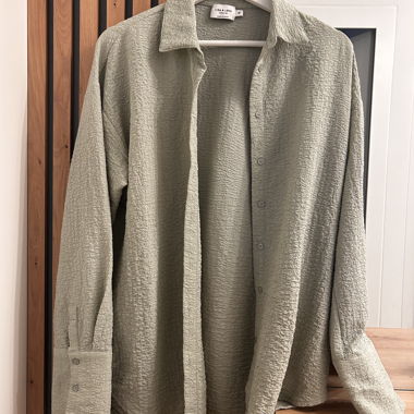 Pastel green shirt