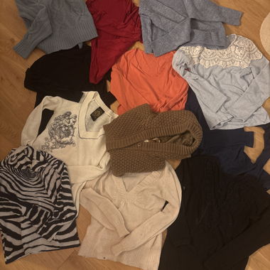 Lot de pulls et hauts taille S-M