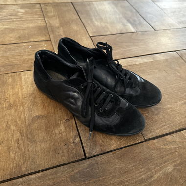 Black Lace-Up Shoes