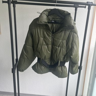 Giacca invernale Zara verde oliva
