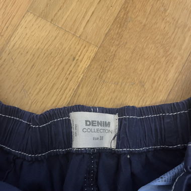 Pantalon parachute bleu marin 