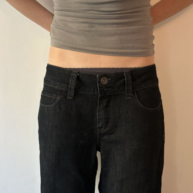 Jeans donna Street One vintage nero