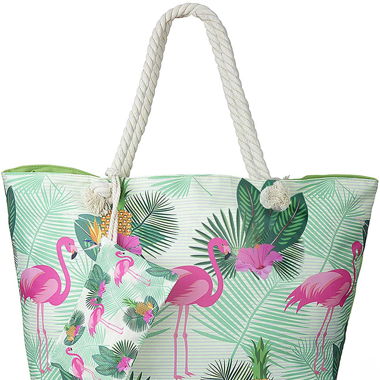 Flamingo Tasche Strandtasche Shopper Sommer Strand
