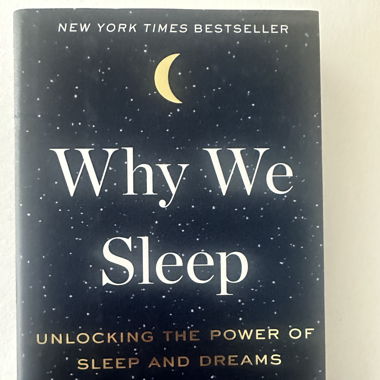 Book Why We Sleep by Matthew Walker