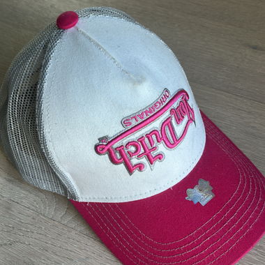 Von-Dutch Cap in Rosa und Weiss
