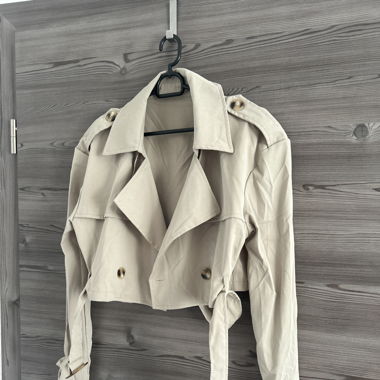 Trench crop-top SHEIN