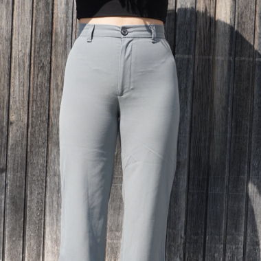 Grau-Blaue Anzugshose 