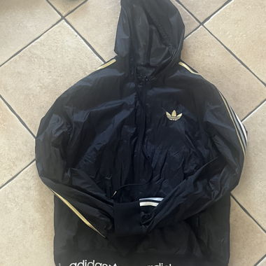 Black Adidas Jacket with Hood