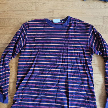 T-shirt manches longues rayé