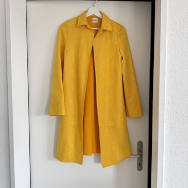 ZARA Yellow Coat XS