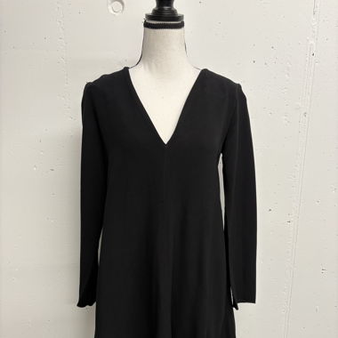 Kurzes Kleid Gr. 34 schwarz Viskose mini
