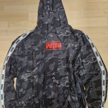 Felpa con cappuccio Puma camouflage