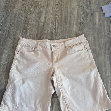 Orange Jeansshorts