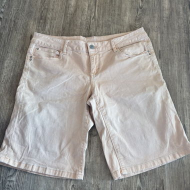 Orange Jeansshorts