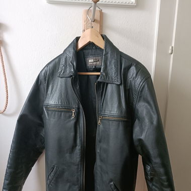 Veste en Cuire véritable