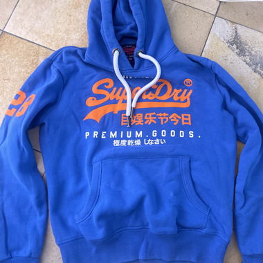 SuperDry Hoodie Blau