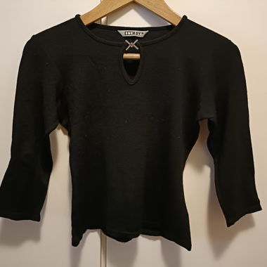 Black top 3/4 sleeves size M