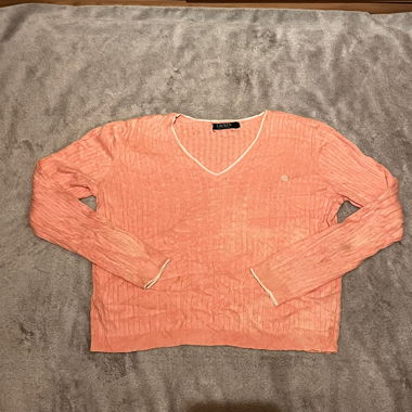 Maglione vintage Ralph Lauren rosa pallido