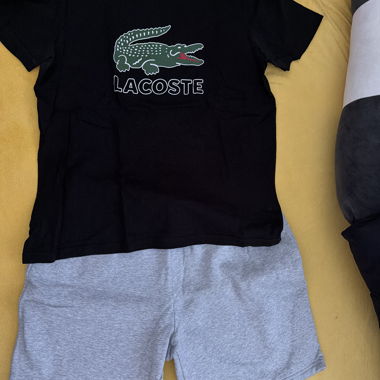 Lacoste T-Shirt and Shorts Set