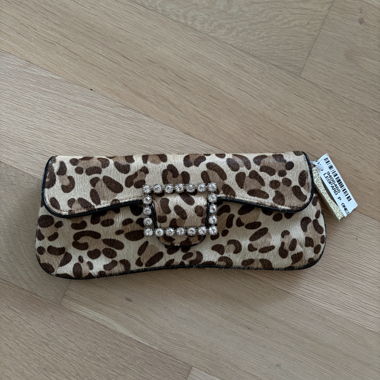 Steve Madden Leopard Print Clutch