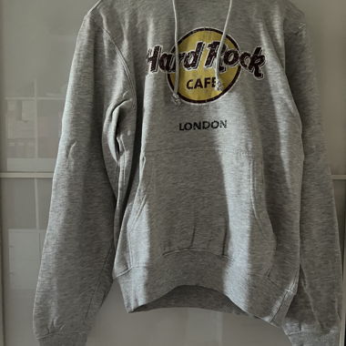Felpa con cappuccio Hard Rock grigia Taglia S