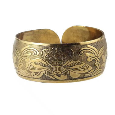 Floral Cuff Bracelet