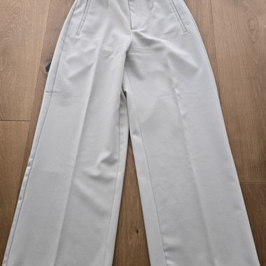 Pantalon ample en tissu Zara