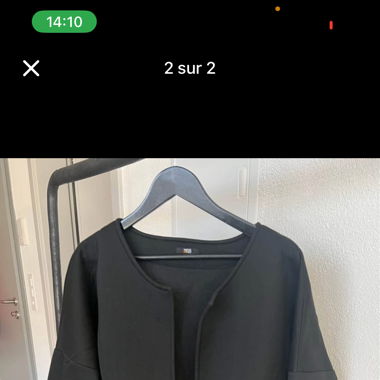 Veste évasée 