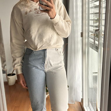 Jeans bicolore