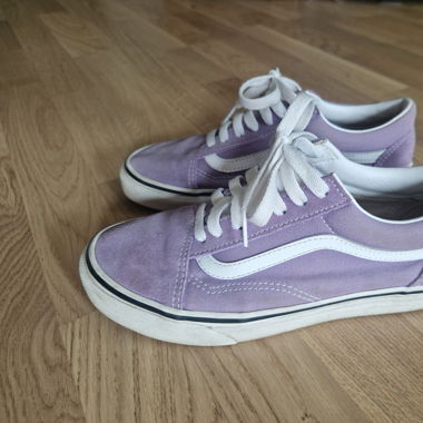 Vans Old Skool daim violettes 