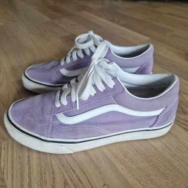 Vans Old Skool daim violettes 