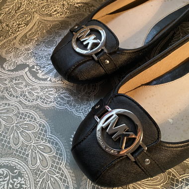 Michael Kors Ballerinas, schwarz 