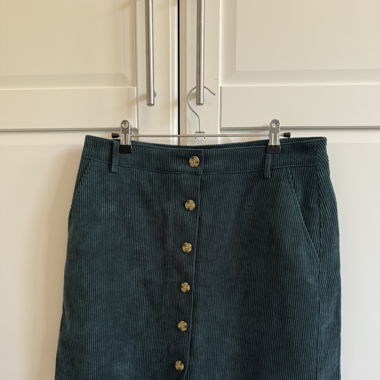 Jupe Mi-Cuisse Vert Bouteille 
