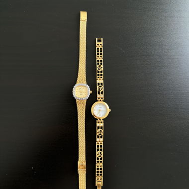 Montre Vintage Dorée – Rêve de Strass