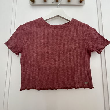 Rosa Ripp-Kurztop Pull&Bear