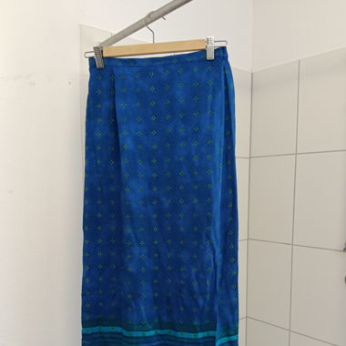 Blauer Maxi Rock