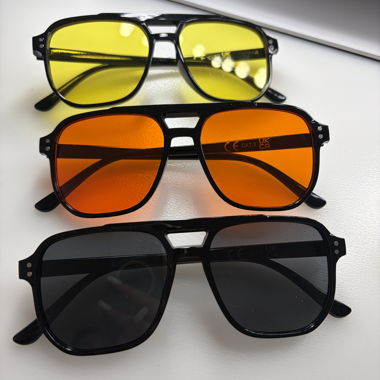Lunettes de soleil aviateur 3 paires