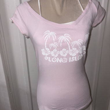T-shirt rose Long Island